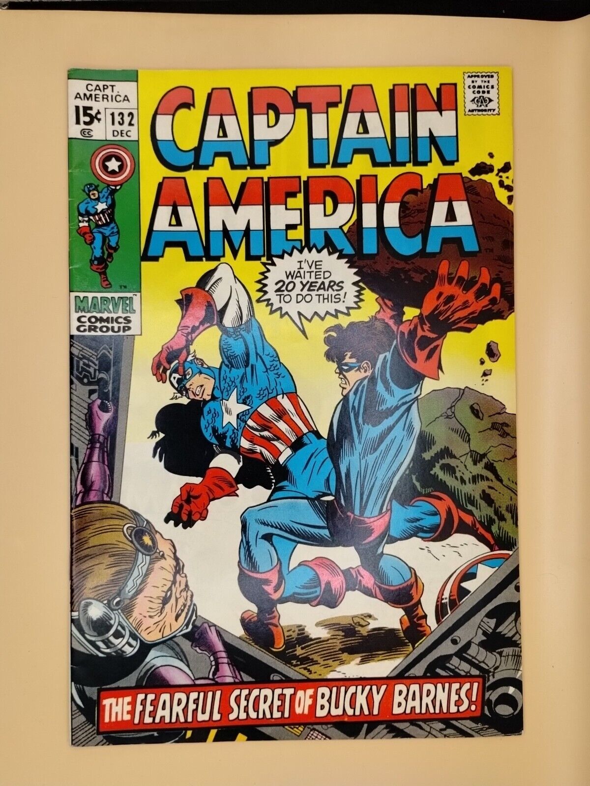 CAPTAIN AMERICA #132 ~ DC COMICS ~STAN LEE - \