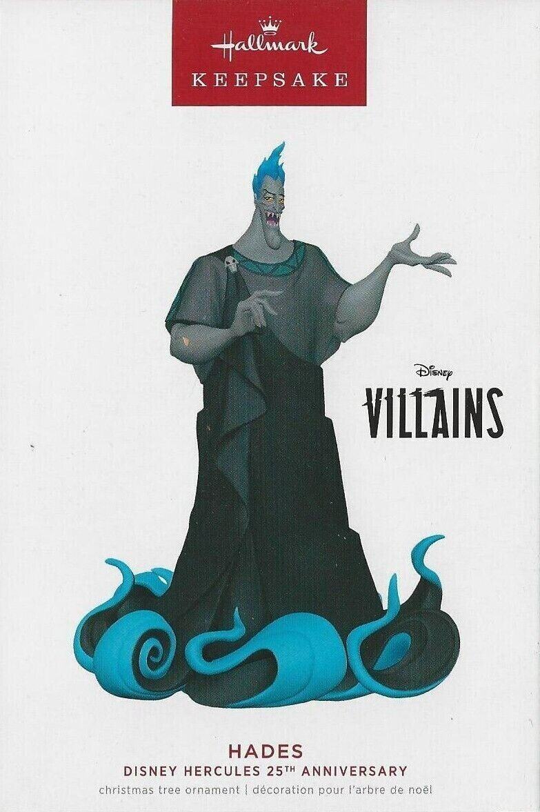 2022 Hallmark Ornament Hades Hercules 25th Anniversary Villains Limited Edition