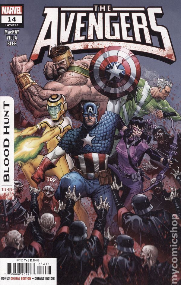 Avengers #14A VG 2024 Stock Image Low Grade