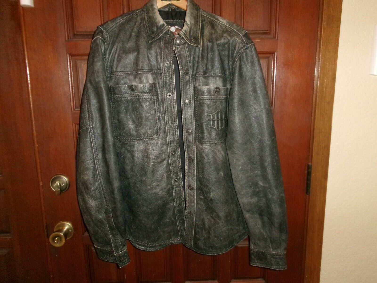 Harley Davidson Motor Clothes An American Legend  Leather Jacket Size M