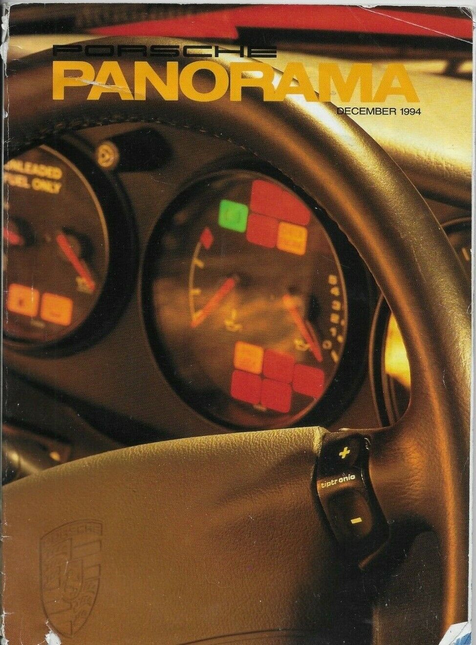Porsche PANORAMA PCA Club Magazine December 1994 Tiptronic S Shifting Dashboard