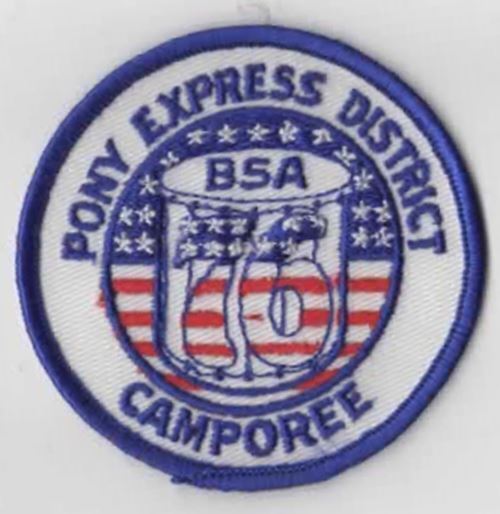 BSA Pony Express District Camporee BLU Bdr. [YA1097]