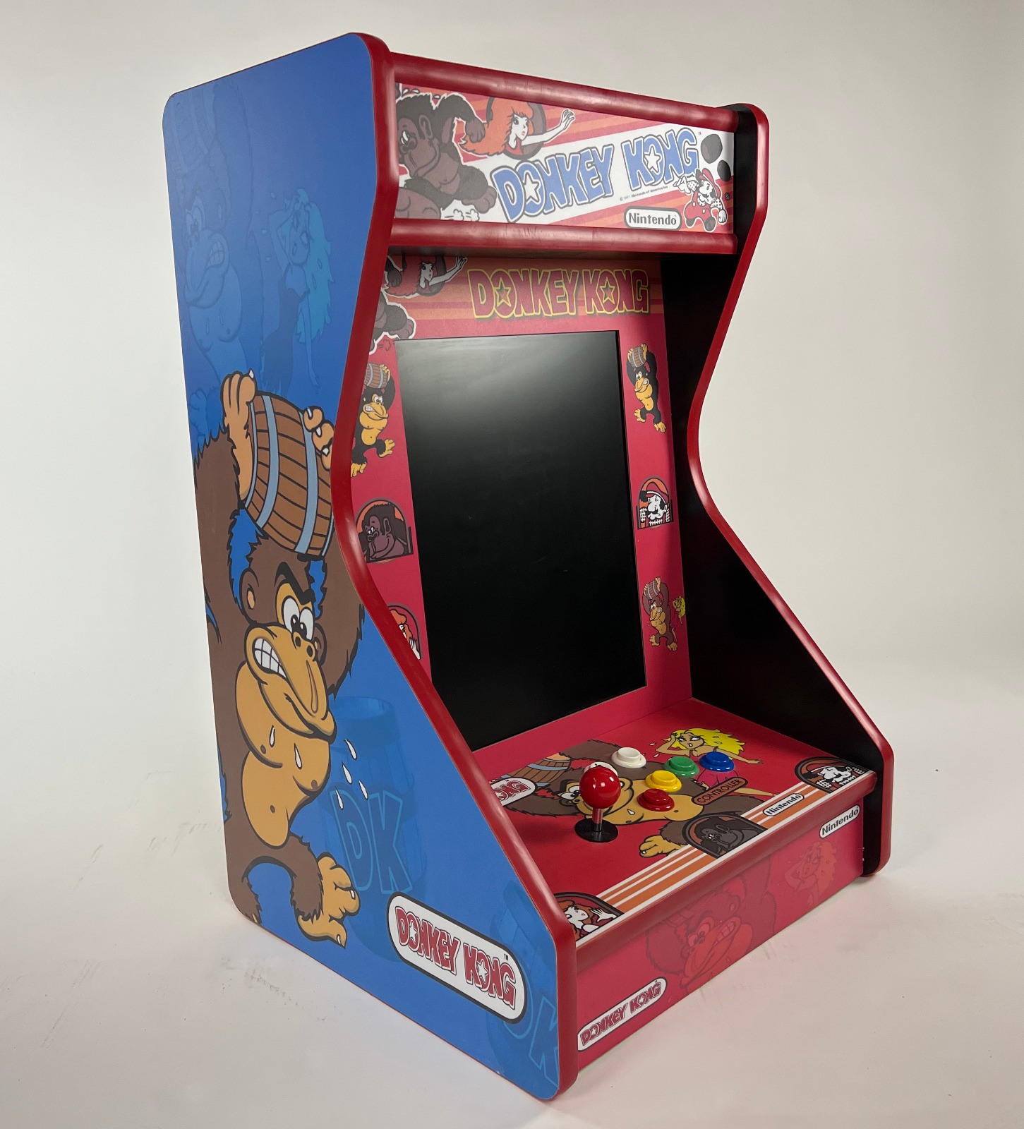 Bar Top Donkey Kong Vertical Arcade 60 Games With No Trackball