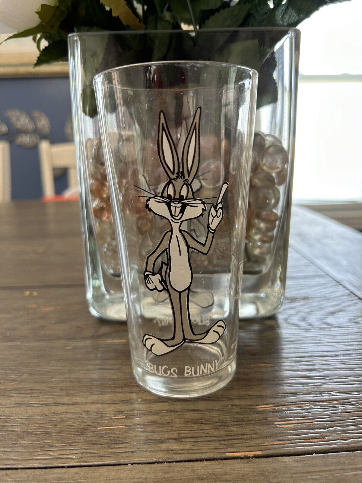Vintage 1973 Looney Tunes Bugs Bunny Warner Bros Pepsi Collector Series Glass