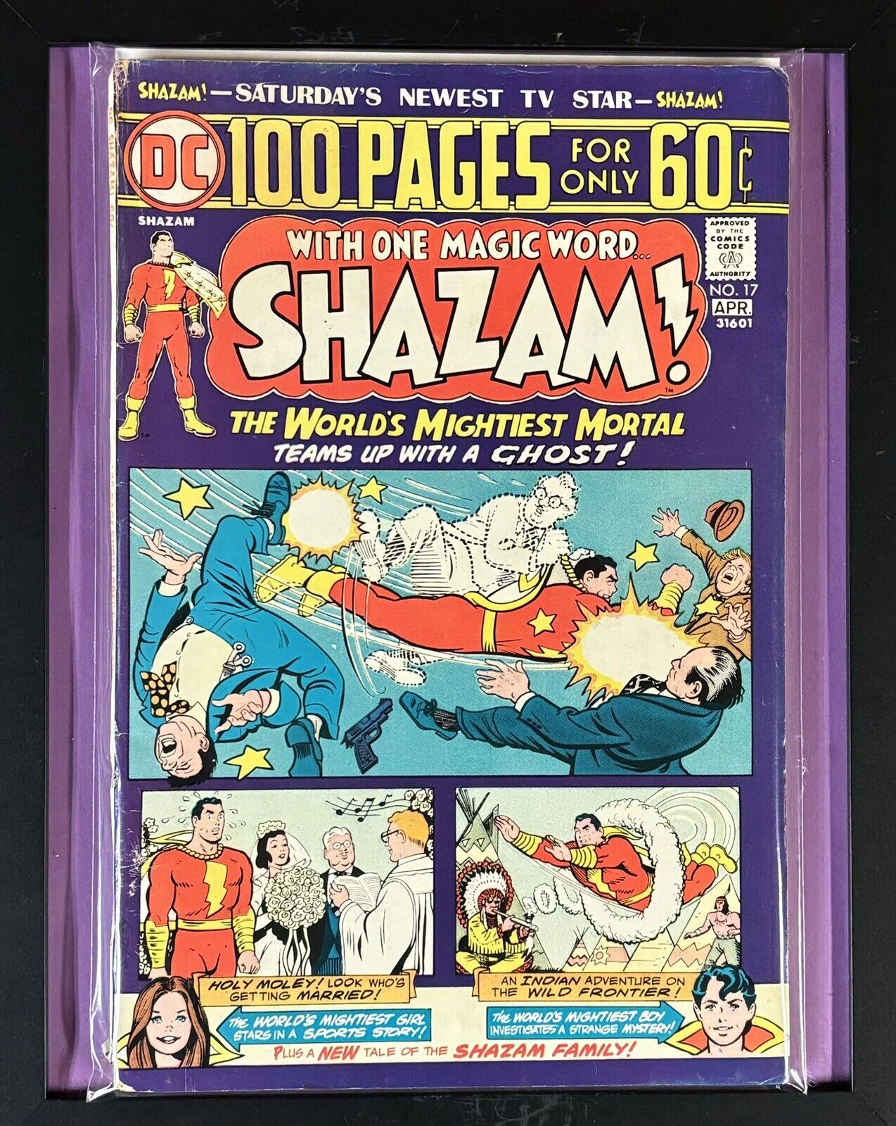 SHAZAM # 17 * 100 PAGES * DC COMICS * 1975. Complete In VG condition