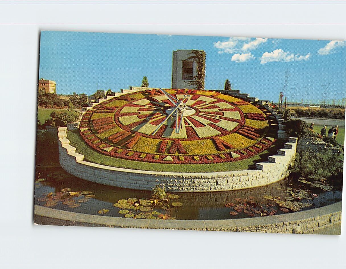 Postcard Floral Clock Niagara on the Lake Canada