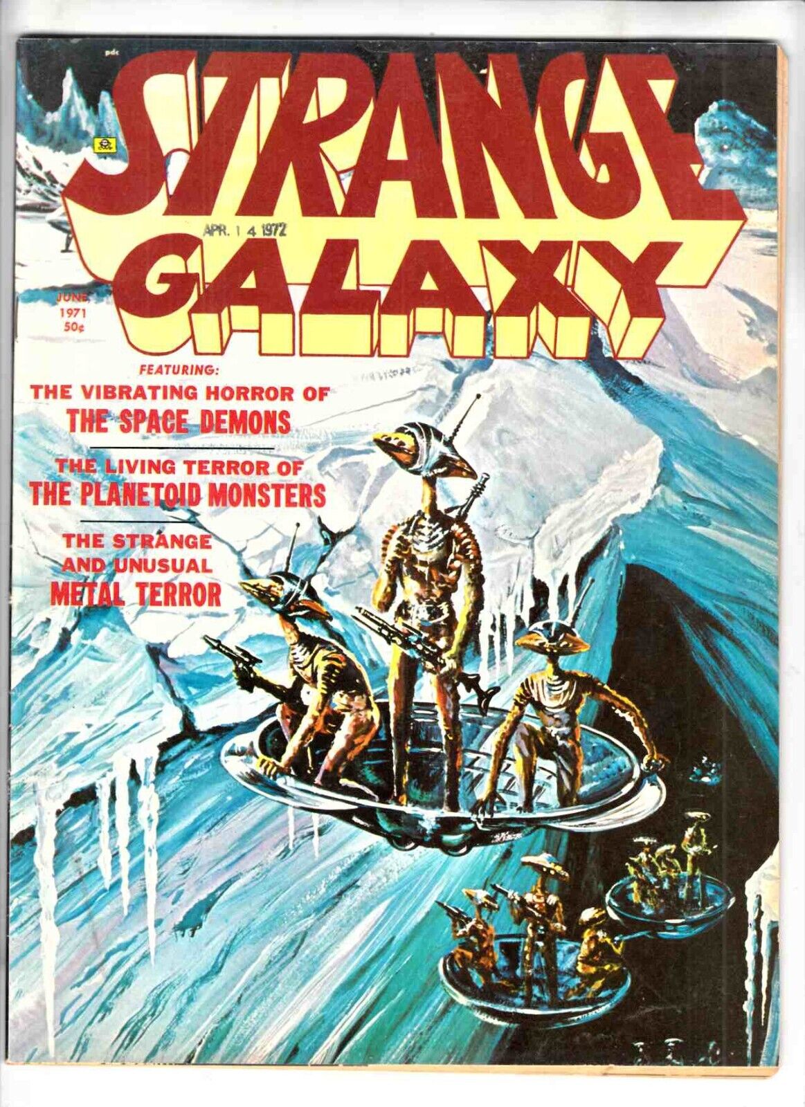 Strange Galaxy #3 (1971) Eerie Magazine Fine (6.0) Nice HTF
