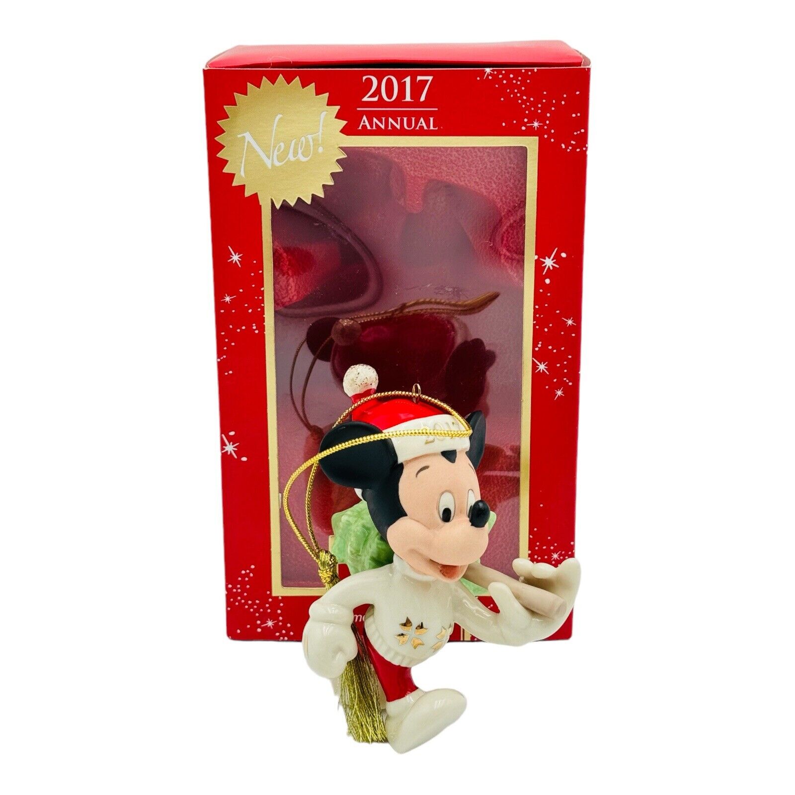 Lenox Disney 2017 Annual Trimming The Tree Mickey Ornament NEW IN BOX