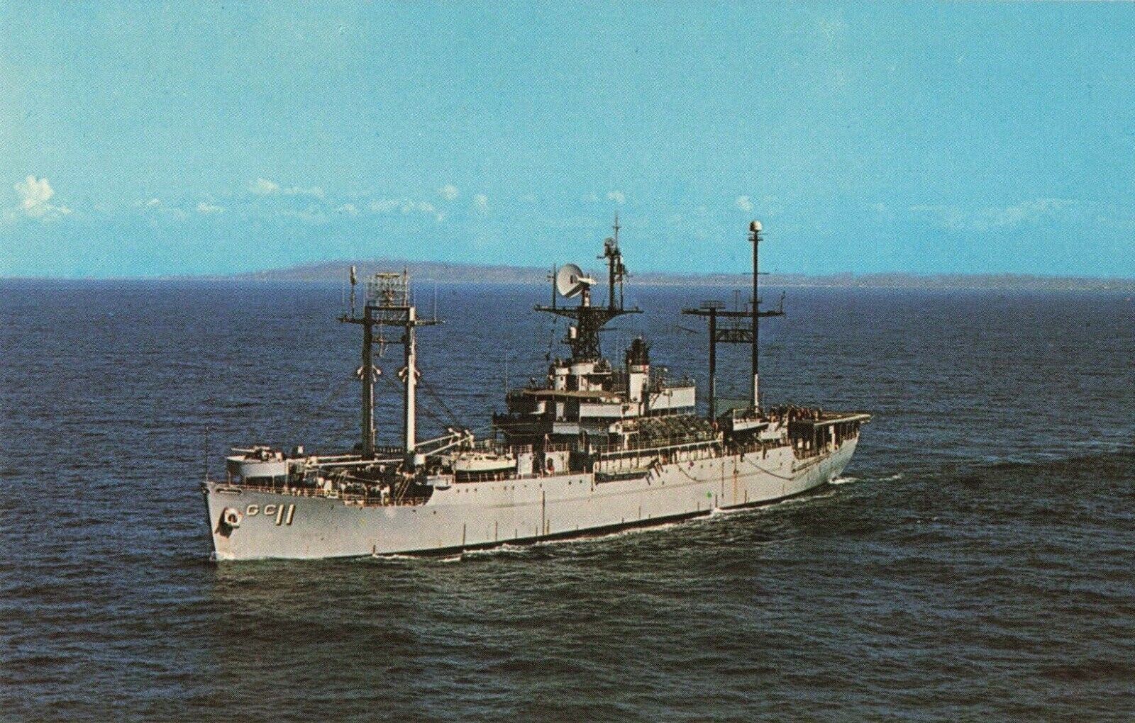 Postcard USS Eldorado AGC-11