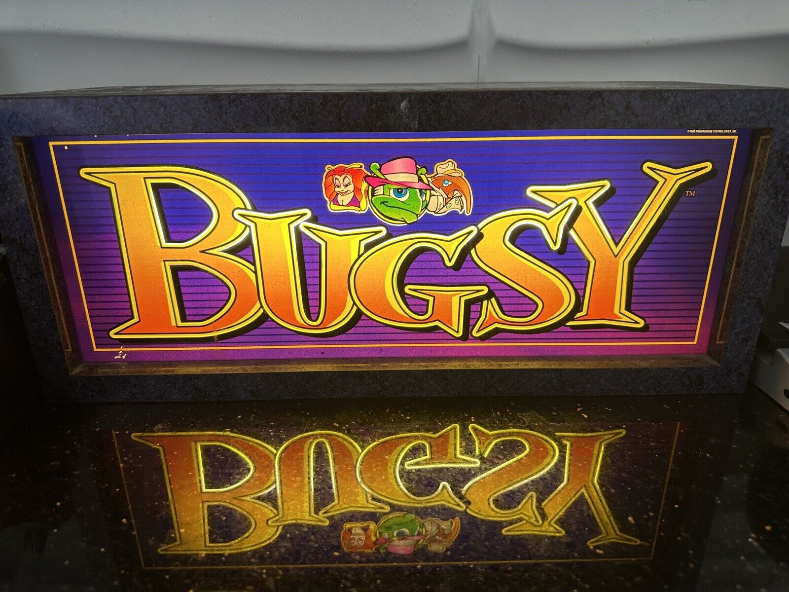 bugsy cartoon character light up box super unique 