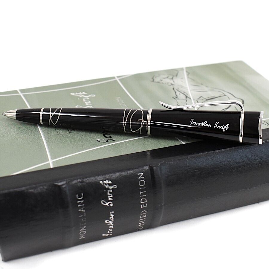 Montblanc Ballpoint Pen Jonathan Swift Writer Series Limited Edition Twist Black