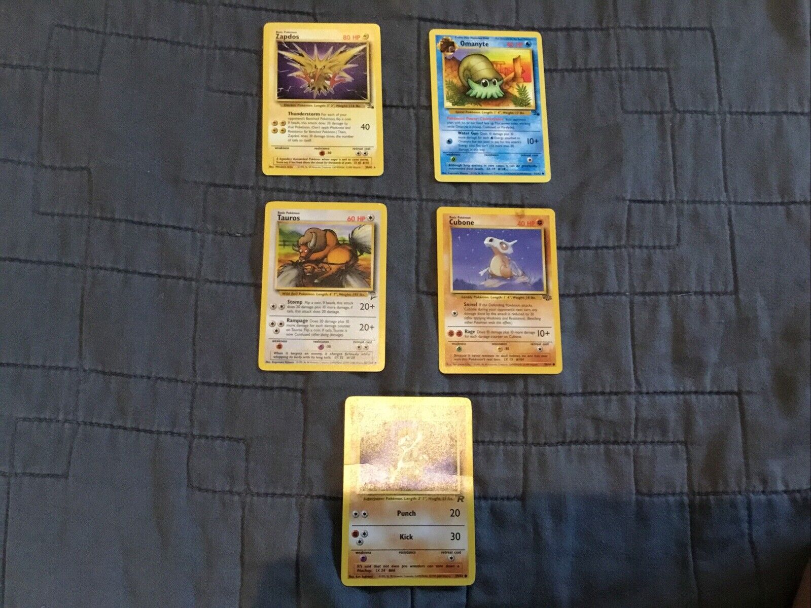 Lot Of 5 First edition Pokemon Cards RARE