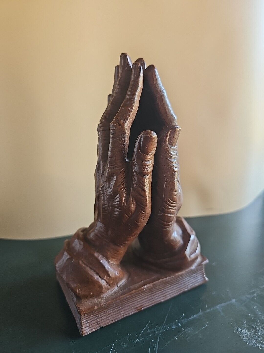 Red Mill Mfg Praying Hands Handcrafted USA  Figurine Religious dated 1997 #678