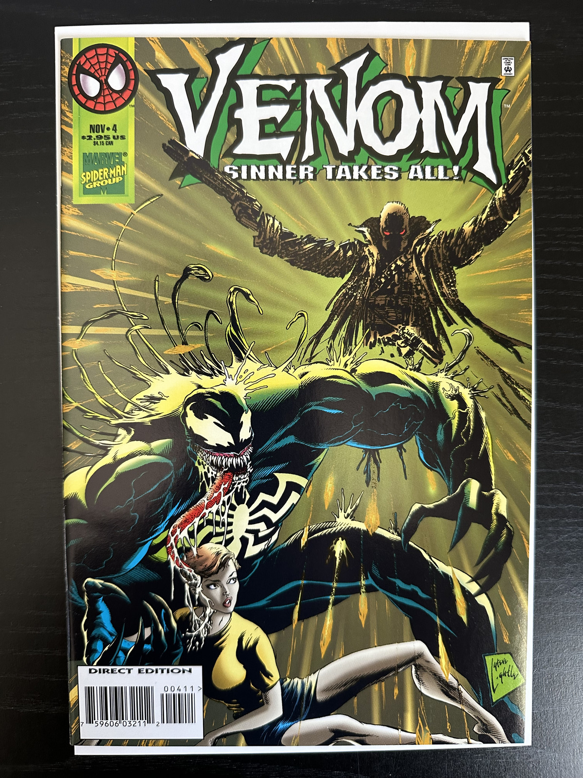 Venom: Sinner Takes All #4 NM 1995 Marvel Comics