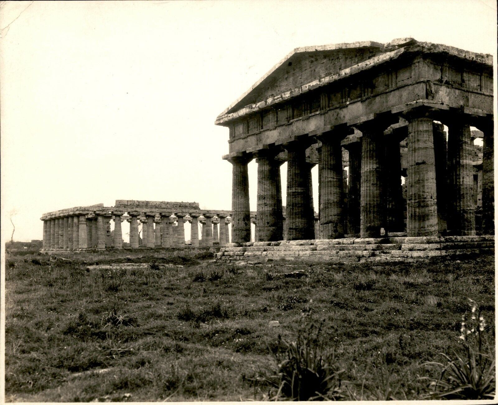 GA149 Original Photo ANCIENT GREEK CITY OF POSEIDONIA TEMPLE OF NEPTUNE BASILICA