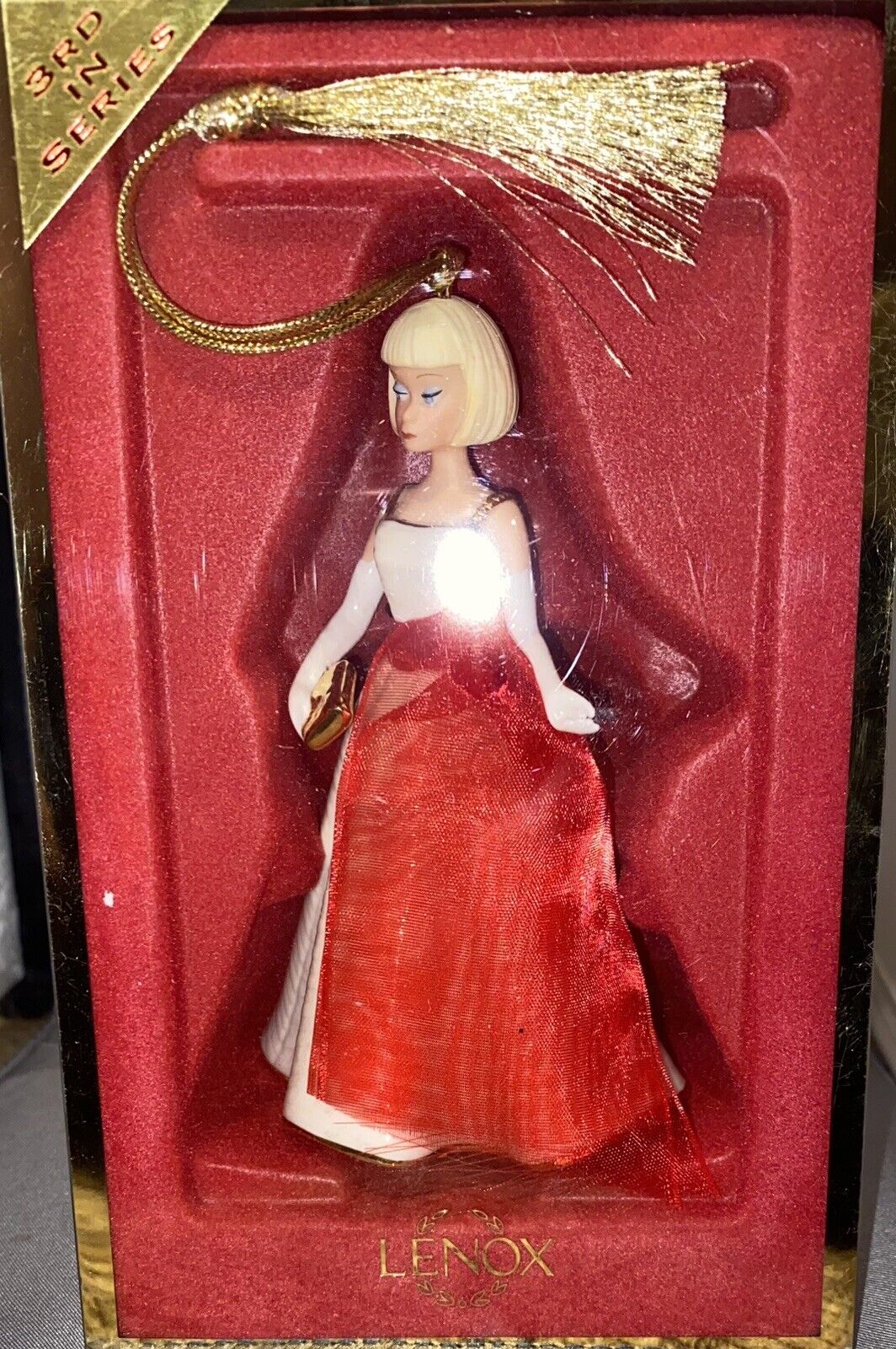 Lenox Barbie Ornament 3rd in Series - Holiday Dance - 2005
