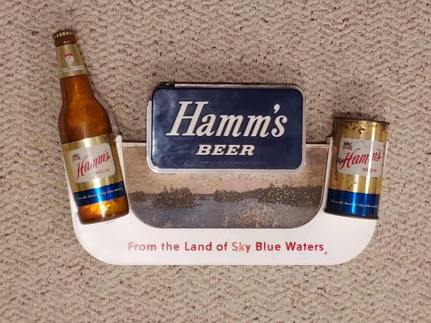 RARE 1950s HAMM\'S BEER three-dimensional display sign from MINNESOTA - AWESOME