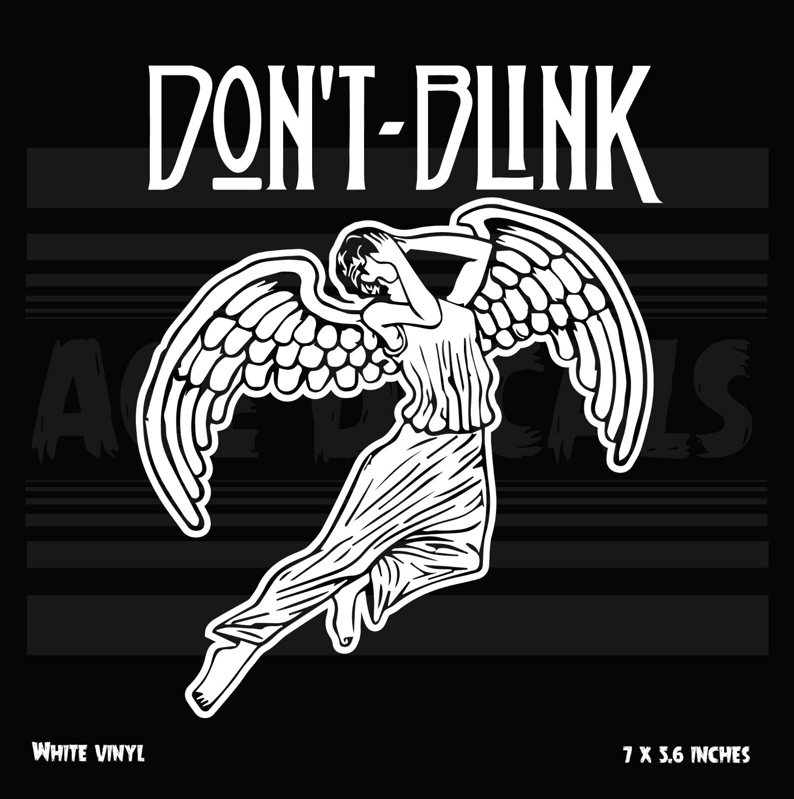 Dr. Who - Don\'t Blink - Vinyl Car Laptop decal sticker