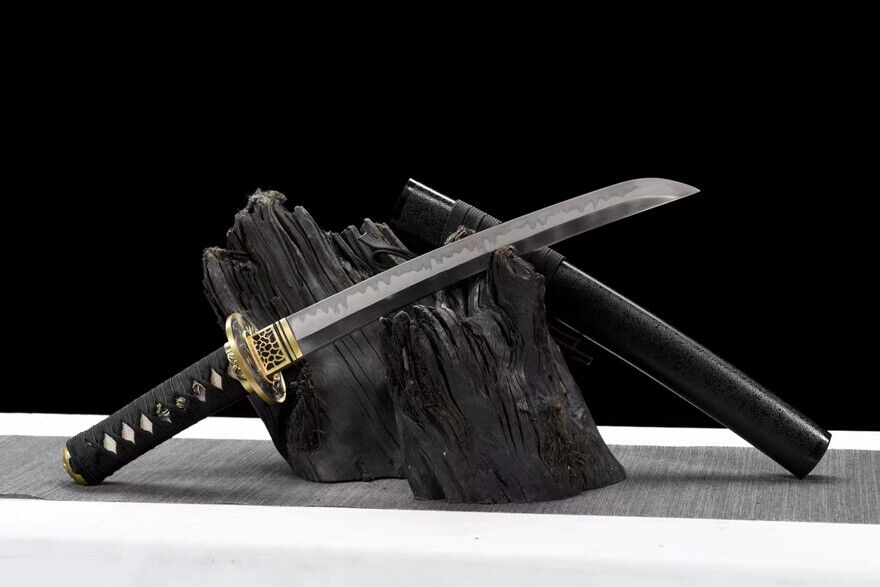 22\'\' Japanese Katana Sea Nymph Dagger Large Samurai Sword Warrior T10 Steel