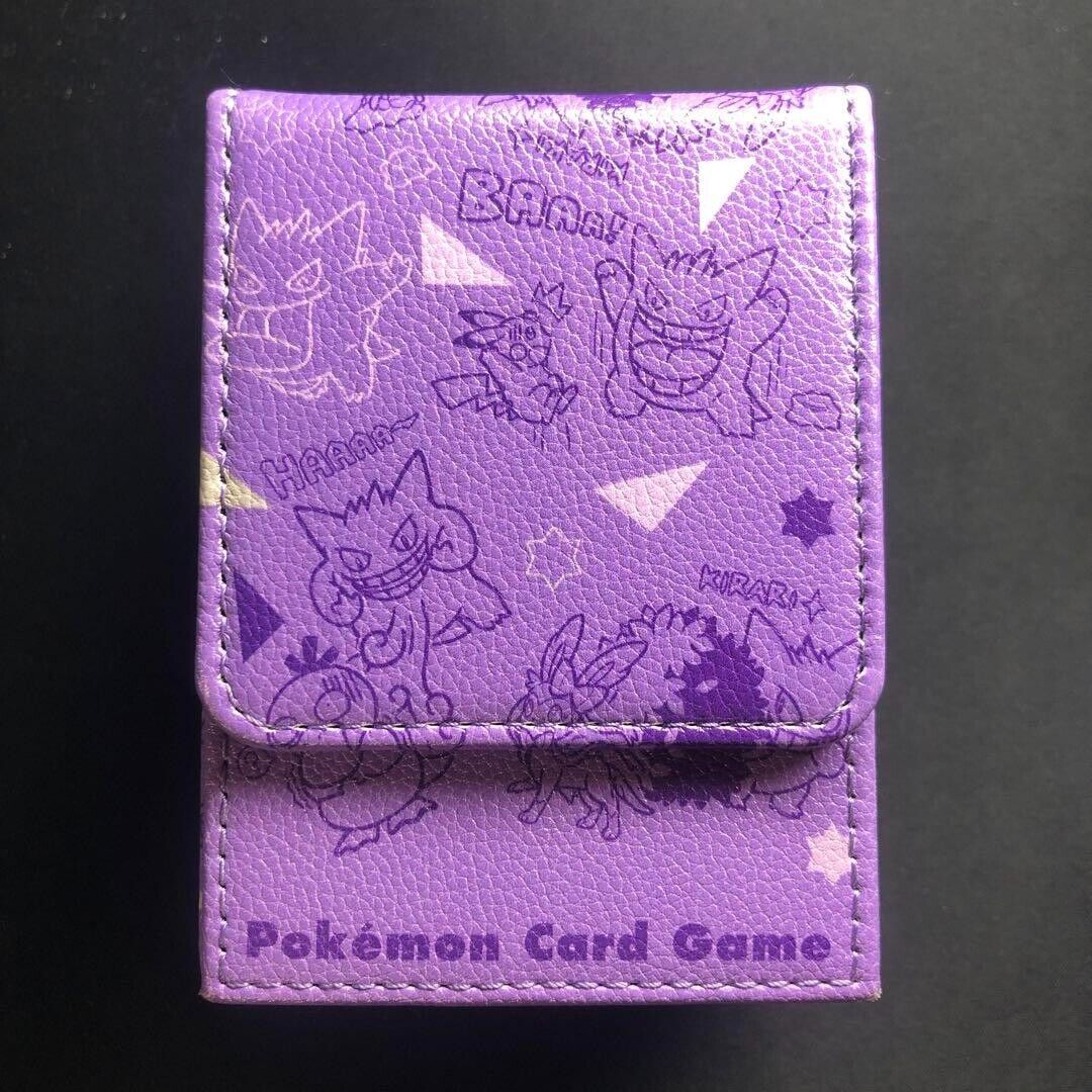 Pokemon Crad Game Gengar Flip Deck Case Pokemon Center Limited