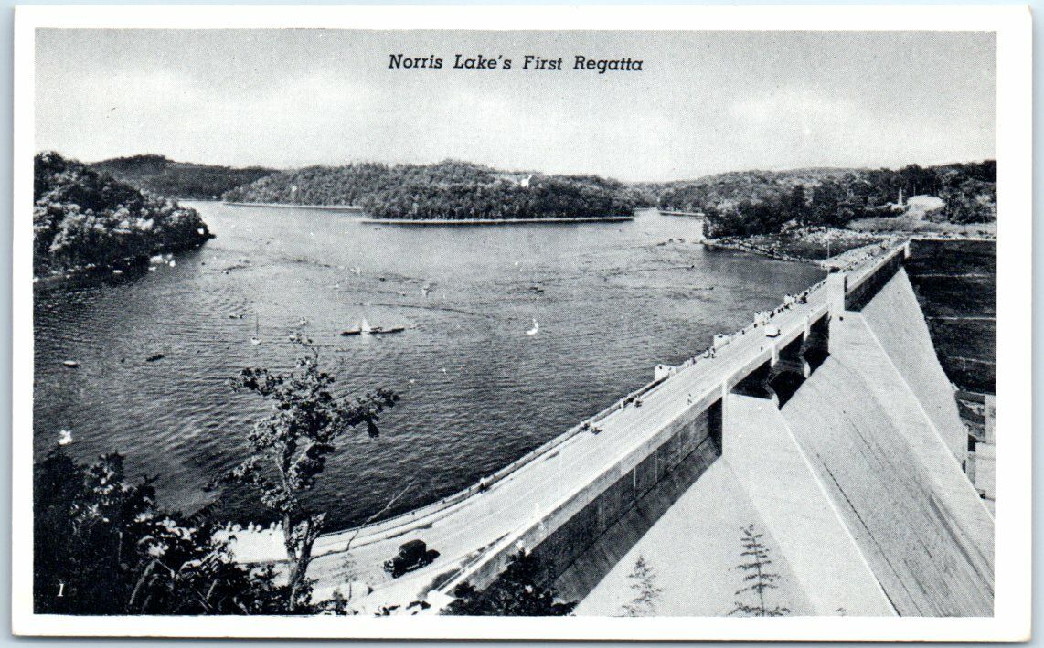 Postcard - Norris Lake\'s First Regatta - Tennessee