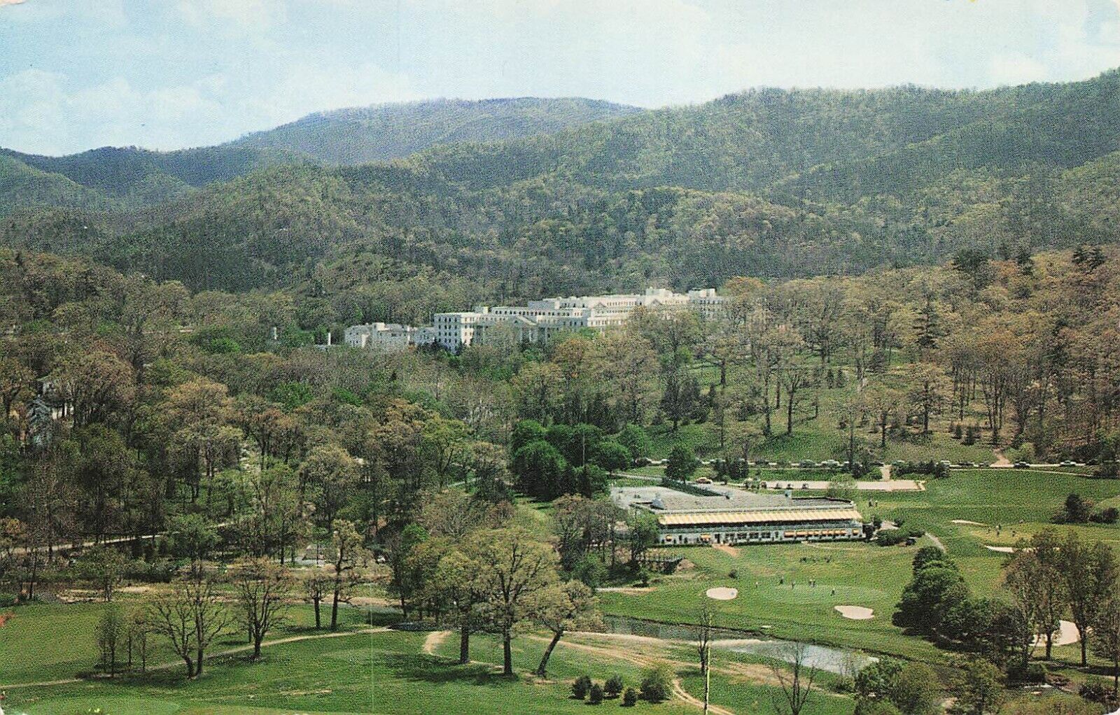 Postcard The Greenbrier Golf and Tennis Club White Sulphur Springs West Virginia