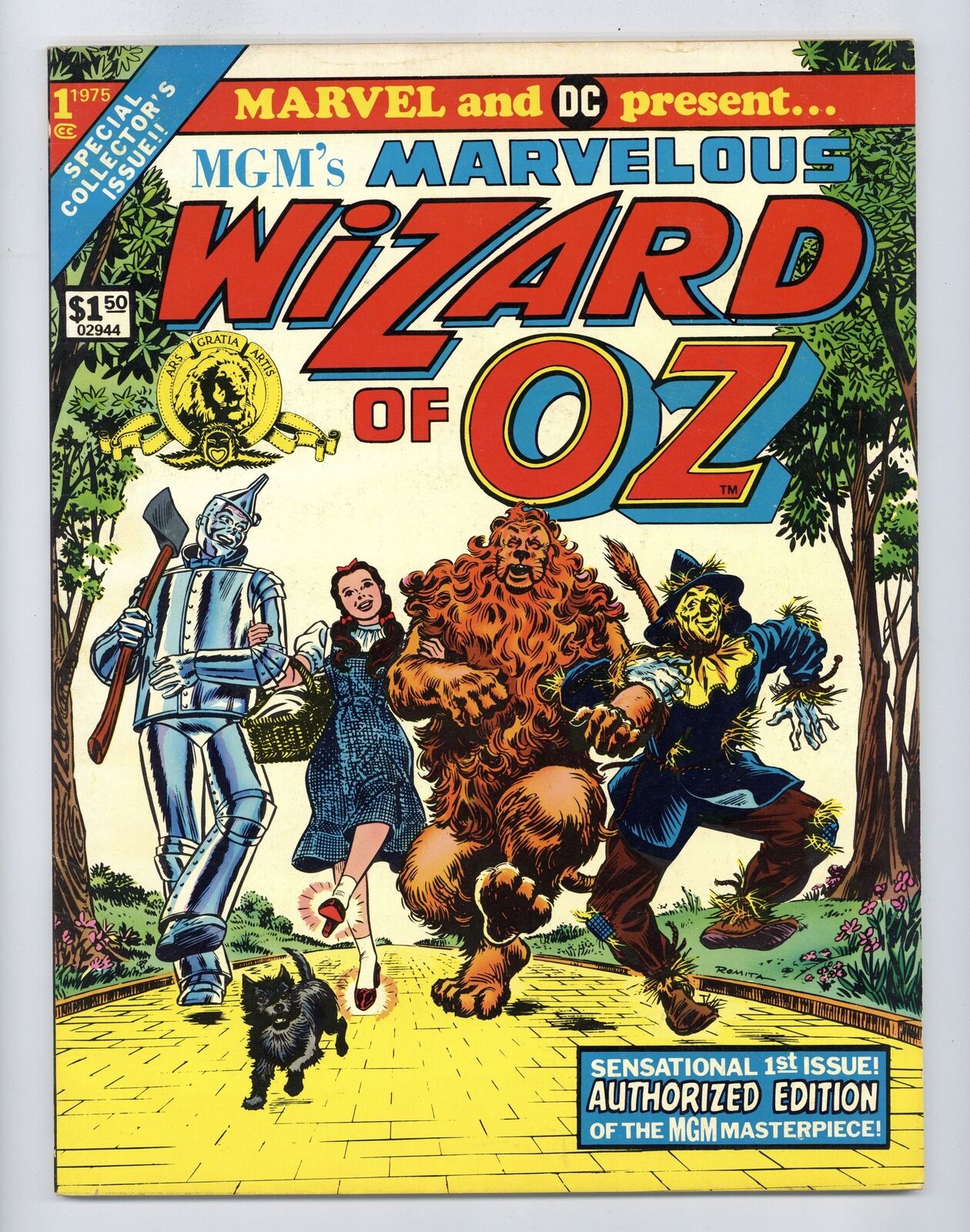 Marvelous Wizard of Oz #1 VG+ 4.5 1975