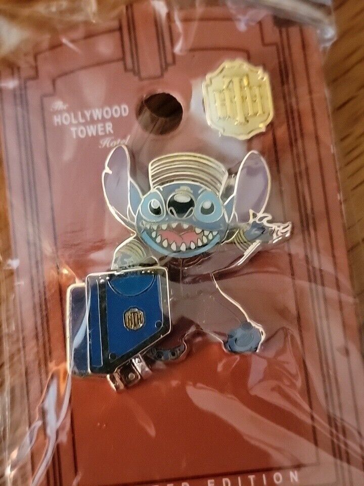 DLR - The Twilight Zone Tower of Terror Event Pin (Bellhop Stitch) LE 1000 29045