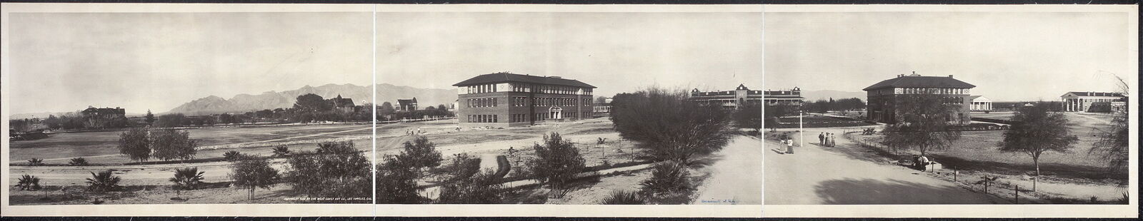 Photo:1909 Panoramic: University of Arizona, Tucson
