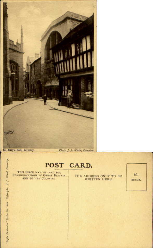 St Mary\'s Hall Coventry England street view rue