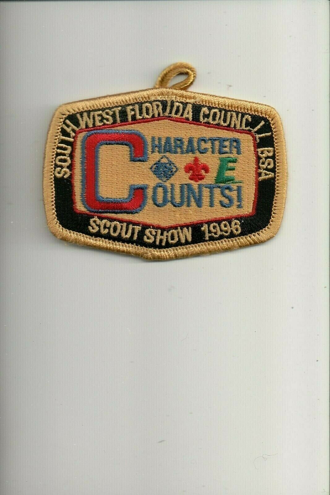 1996 Southwest Florida Council Scout Show patch
