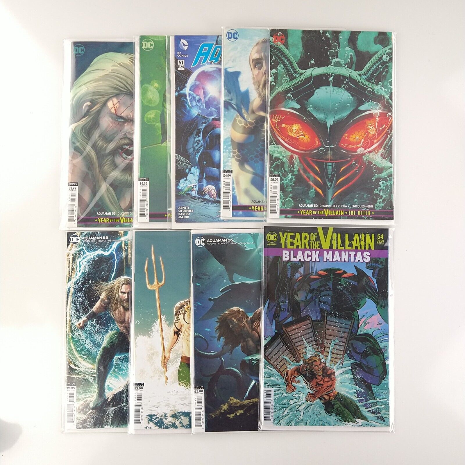 Aquaman #50 51 51 52 53 54 56 57 58 Variant Lot (2019 DC Comics)