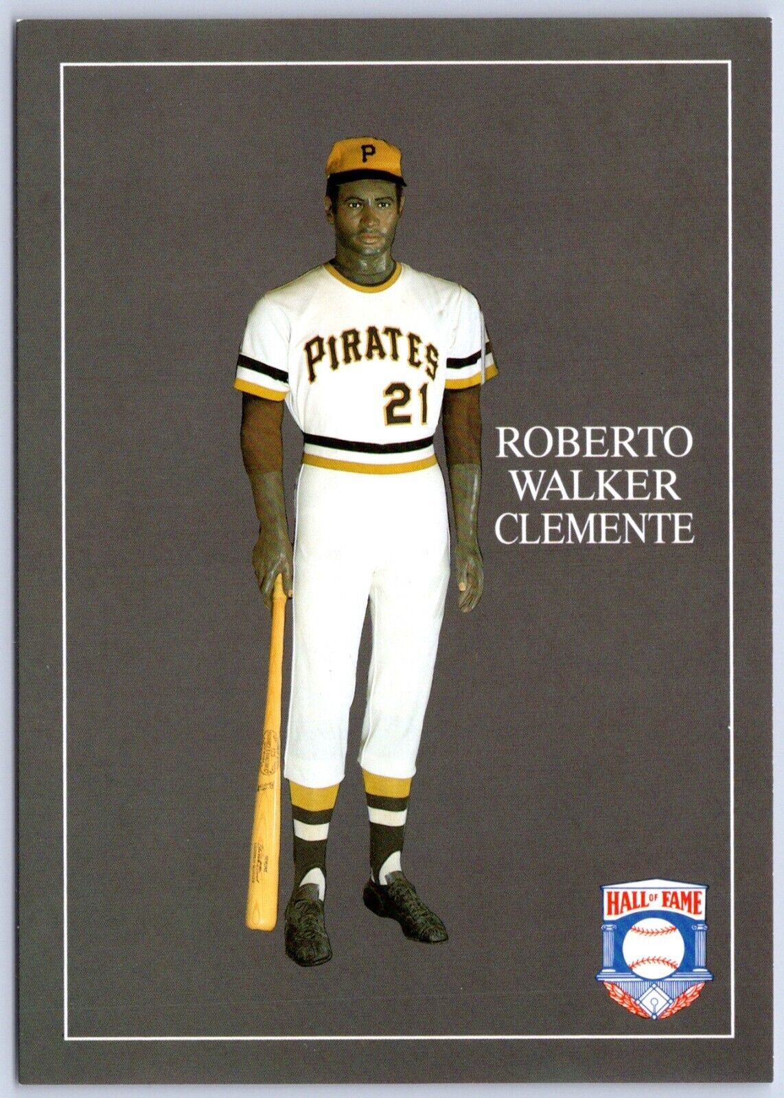 Postcard Roberto Clemente Baseball Hall Of Fame Museum Wax Sculpture 6x4 #2 B53