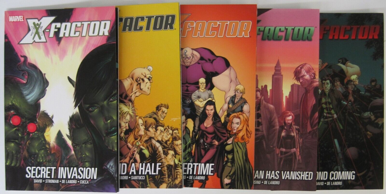 X-factor, 5 volumes, Vol 6-10 by Peter David (SC GN)