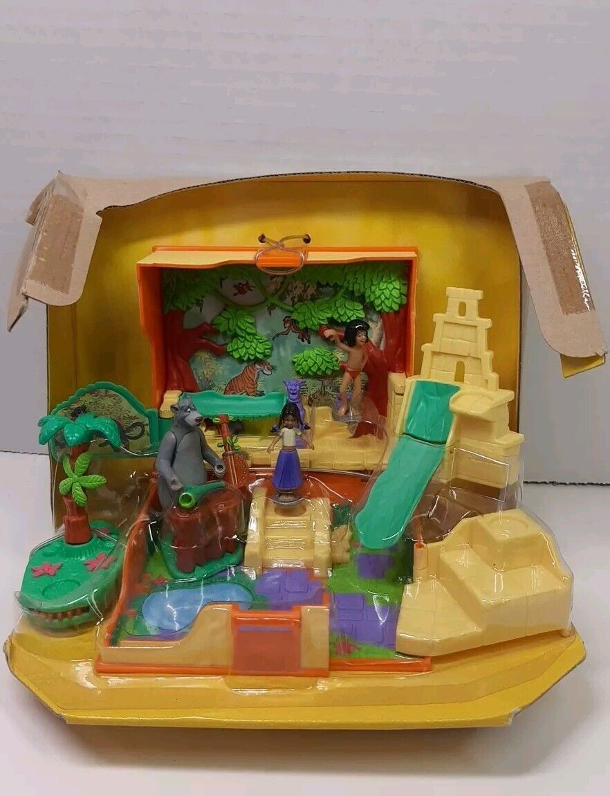 Disney Jungle Book 2 Mowgli's Swingin' Adventure Playset Hasbro 2002 Vintage