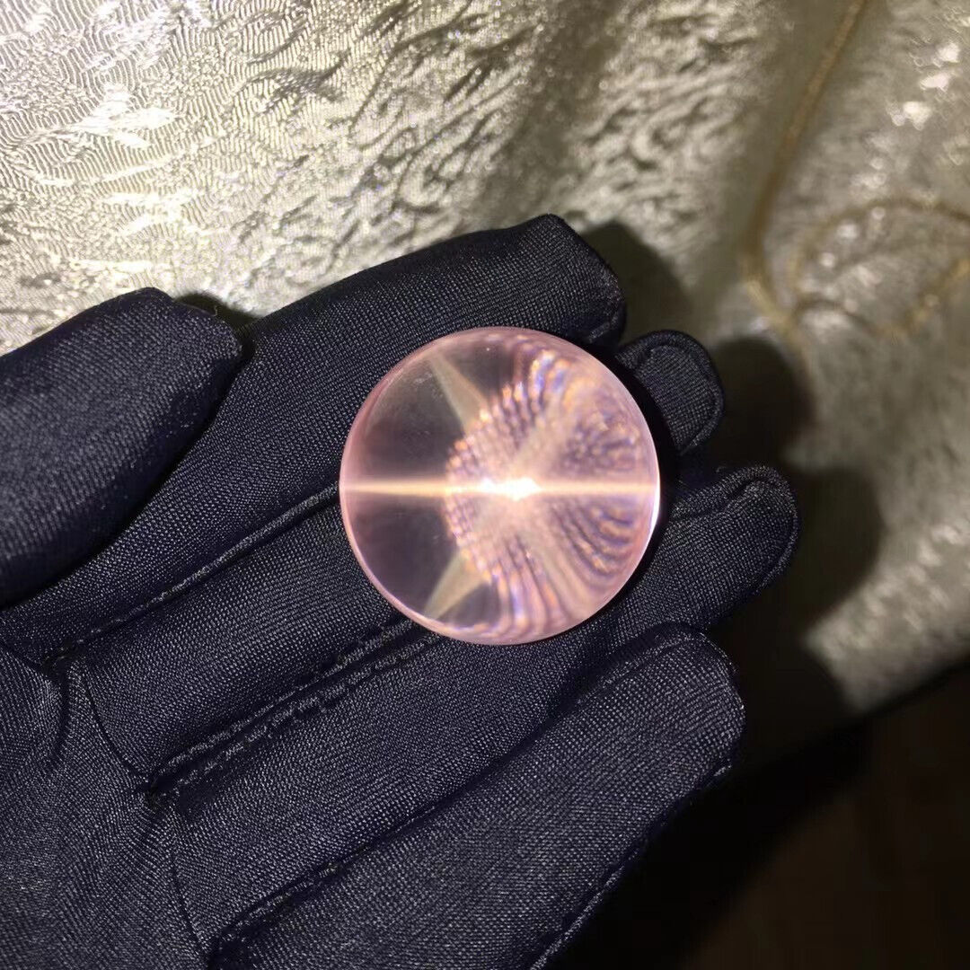27mm Natural Star Rose Quartz Sphere Ball Crystal Specimen Healing