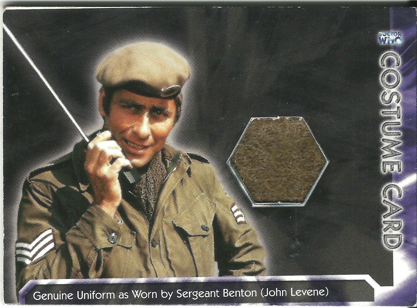 Doctor Who Strictly Ink Costume Card WHOT-C1 Genuine Uniform worn by John Levene