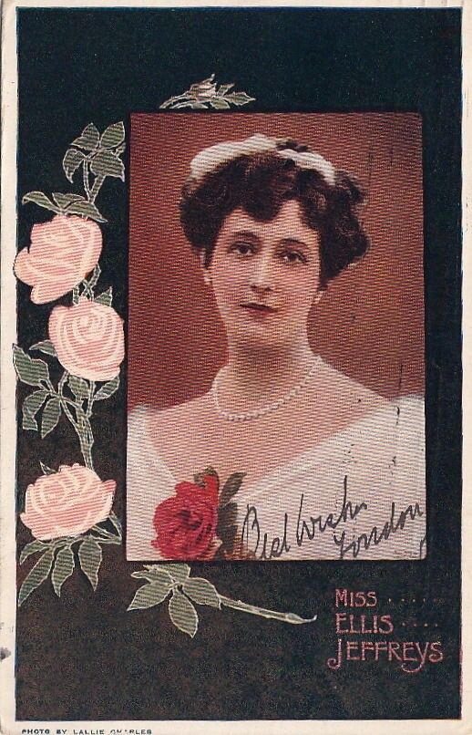 Postcard Miss Ellis Jeffreys 1907
