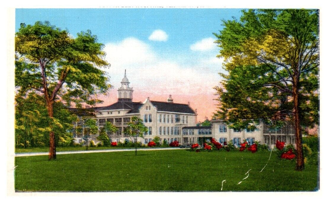 COTTON BELT HOSPITAL Texarkana, AR linen - Postcard
