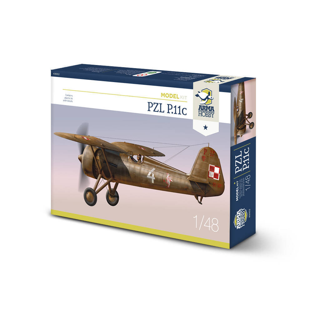 Arma Hobby 1/48 PZL P.11c Fighter Aeroplane Kit