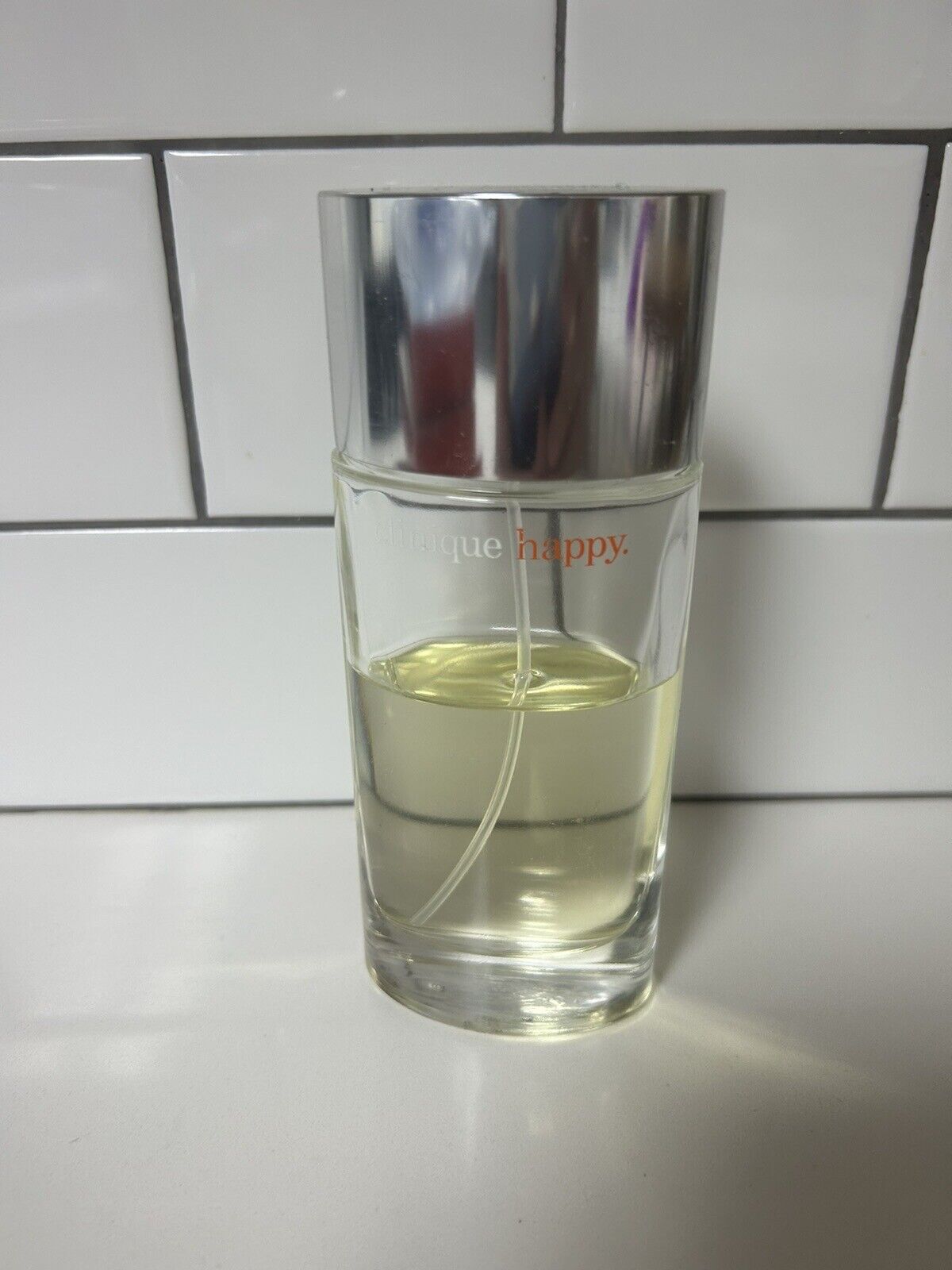 Clinique Happy Perfume 3.4 Oz USED