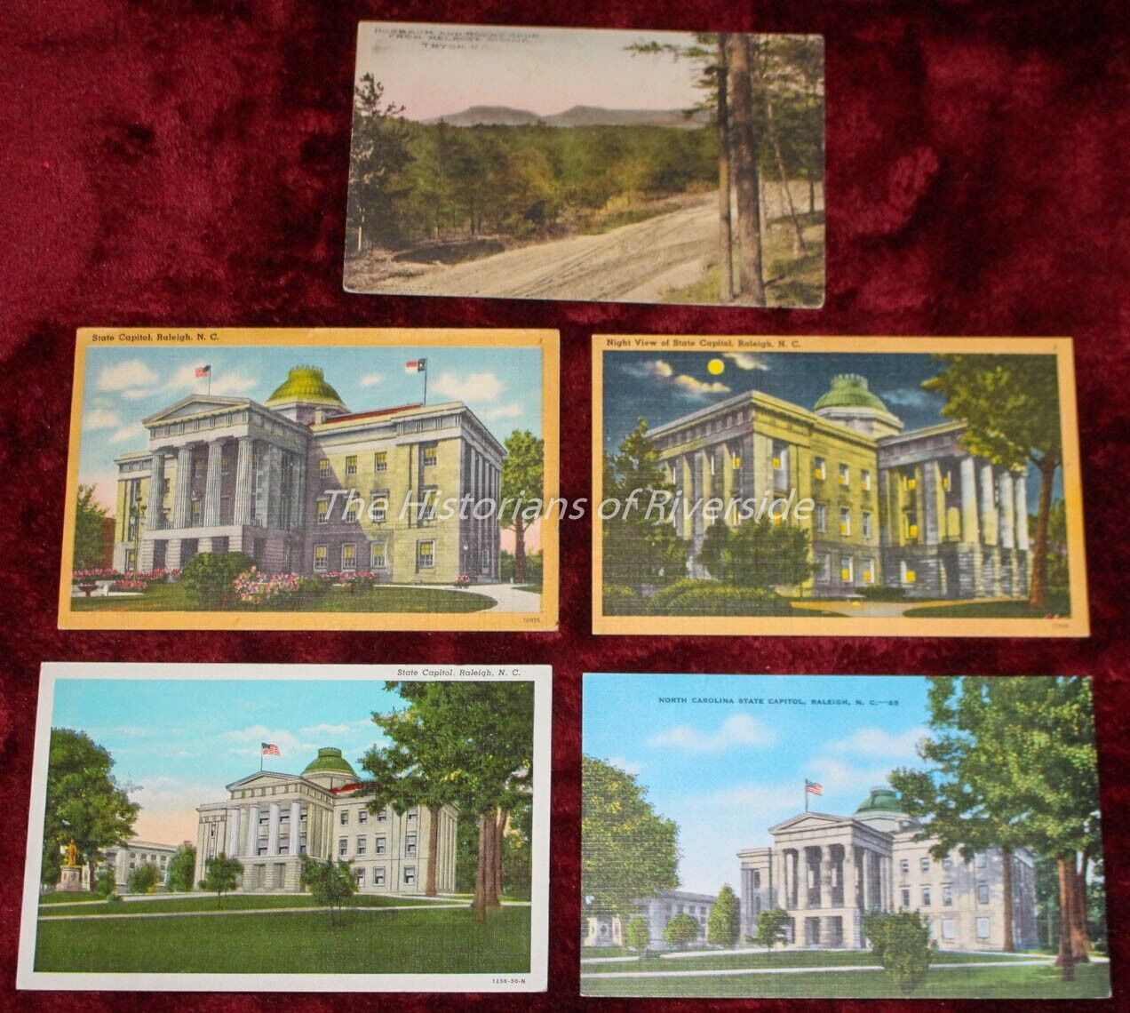 Vintage postcard lot 5 North Carolina postcards State Capitol 