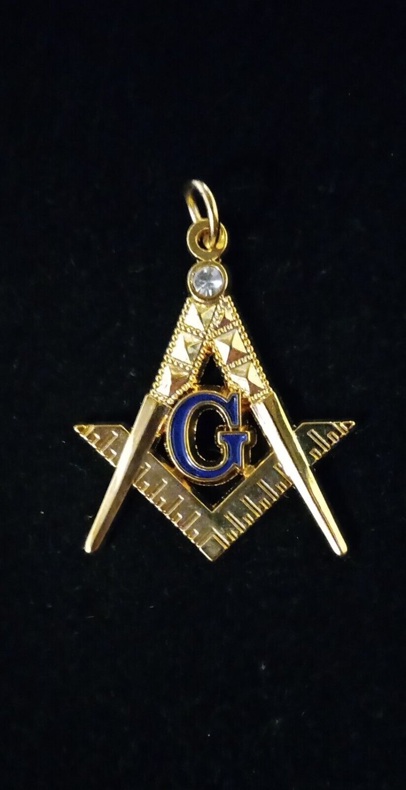 masonic pendant gold