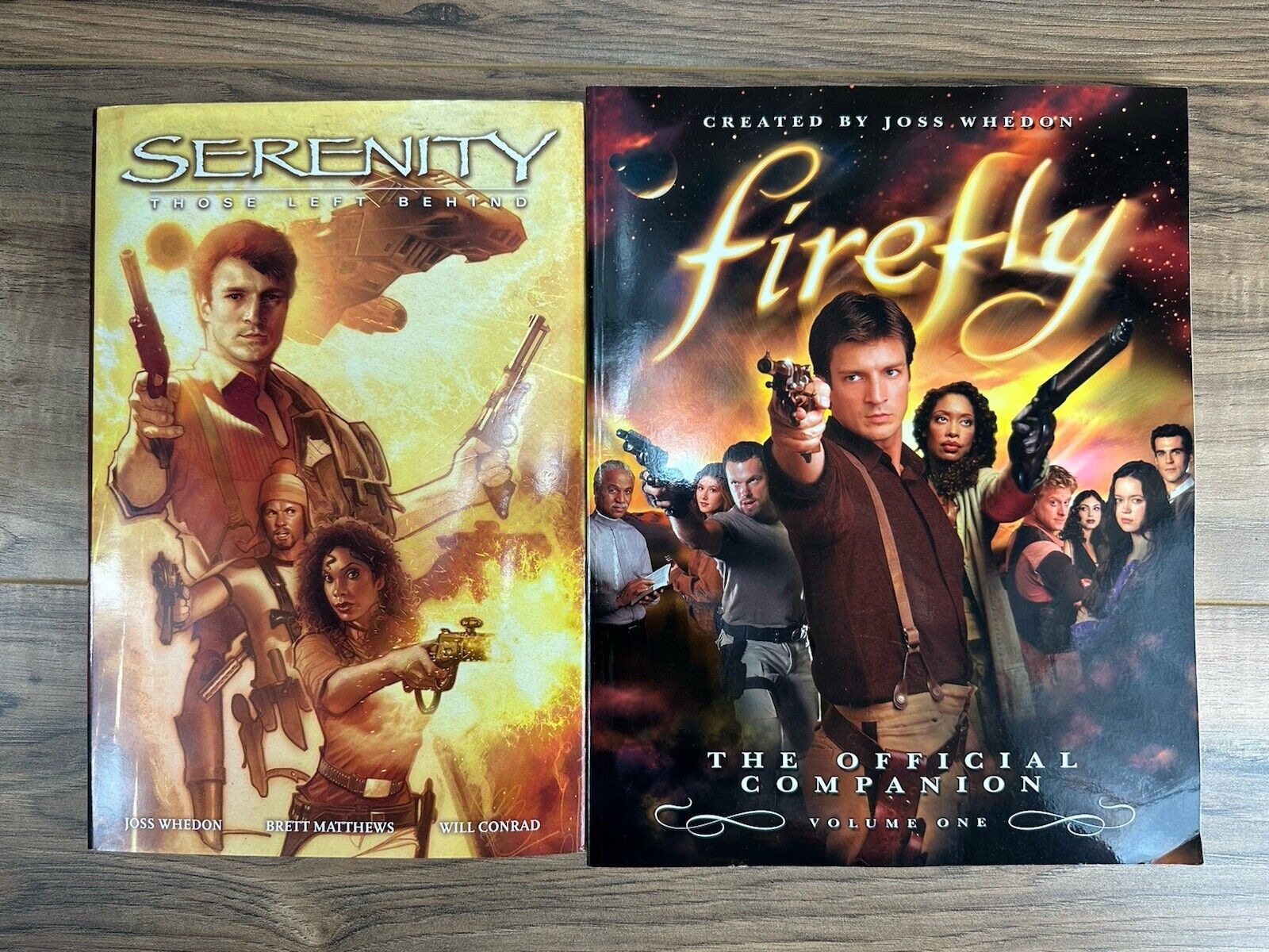 Serenity: Those Left Behind 2007 Hardcover and The Official Companion Lot of 2