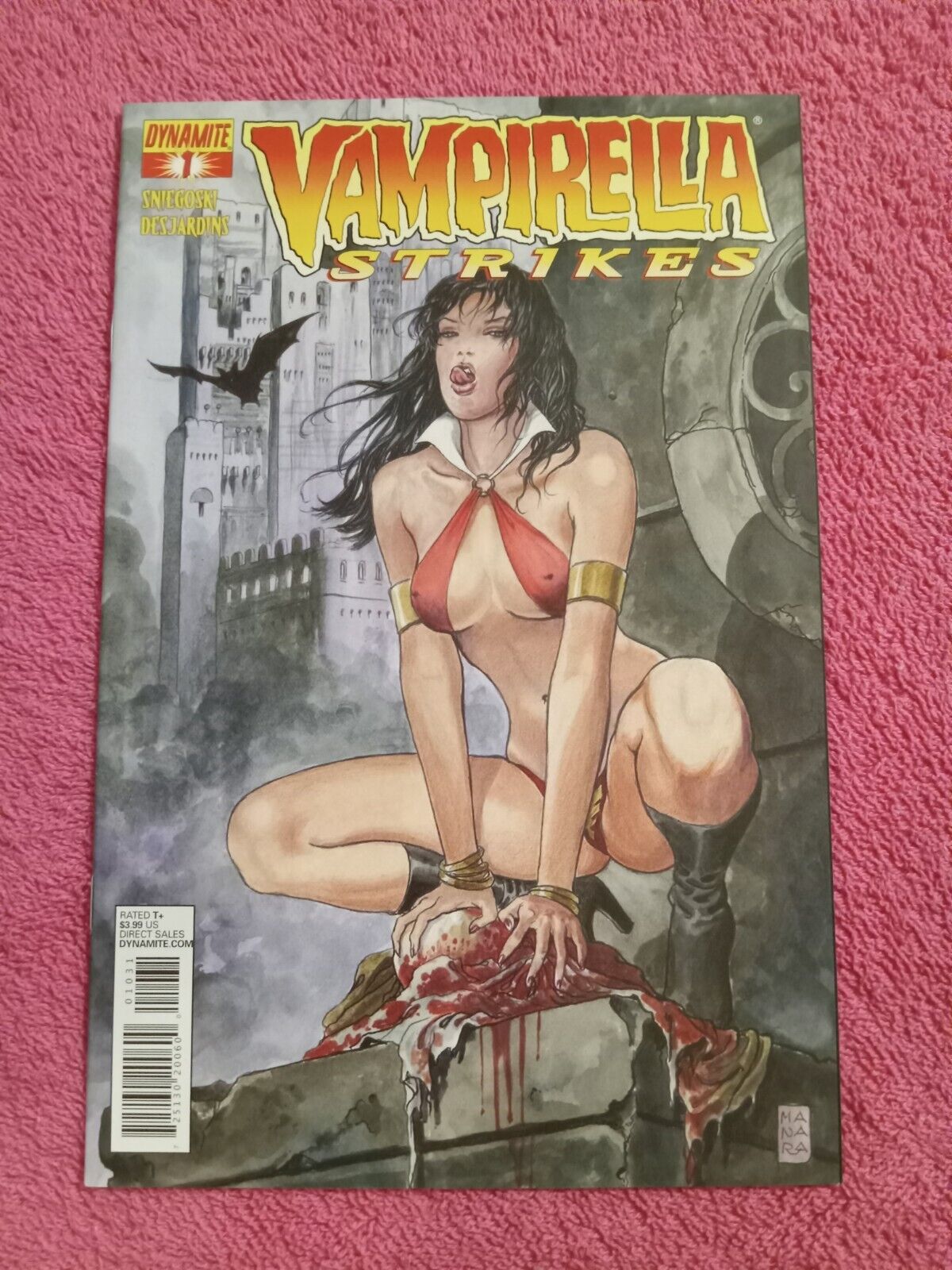 Vampirella Strikes #1 Dynamite 2013 Milo Manara Variant Cover