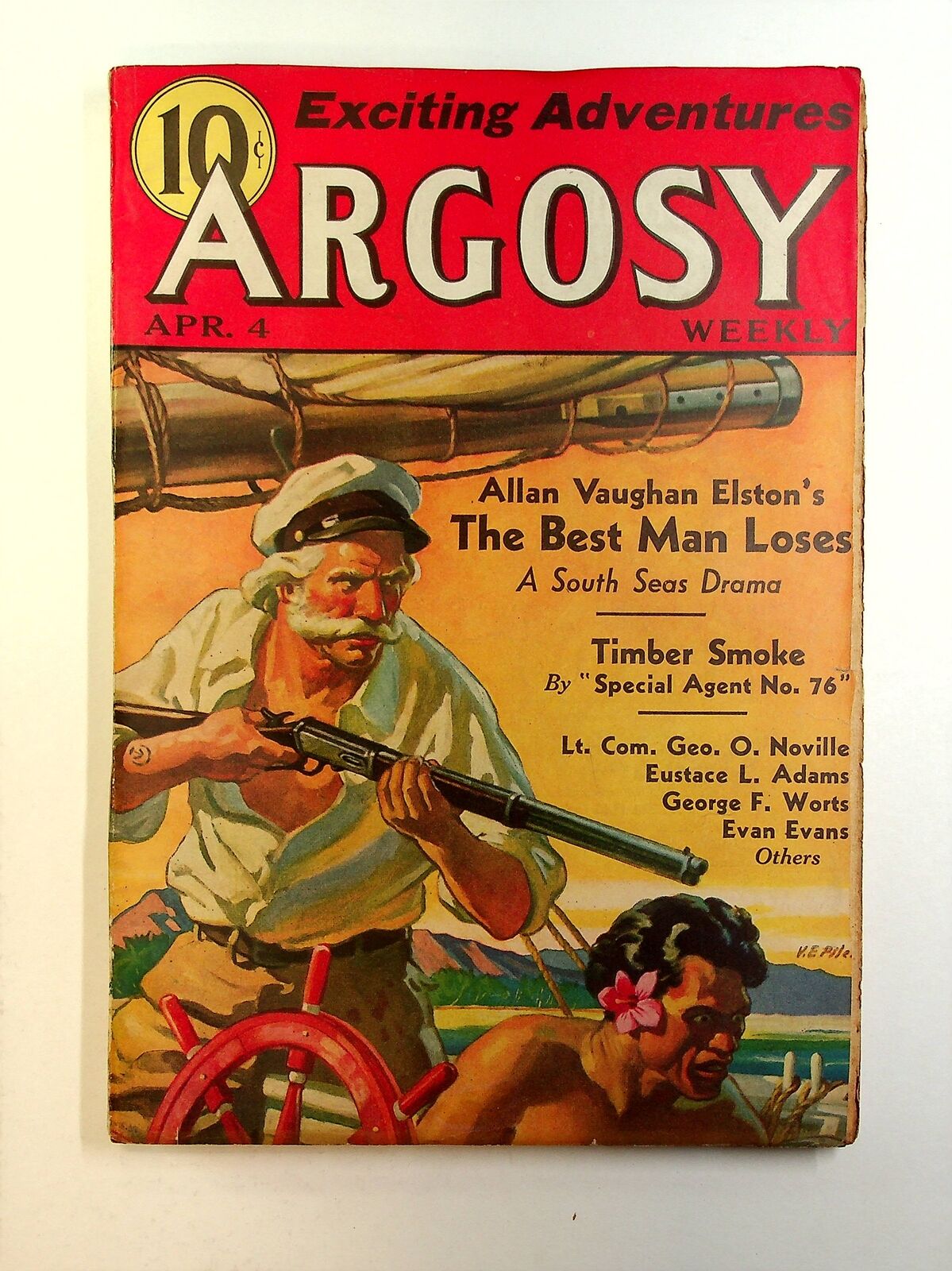Argosy Part 4: Argosy Weekly Apr 4 1936 Vol. 263 #3 VG TRIMMED Low Grade