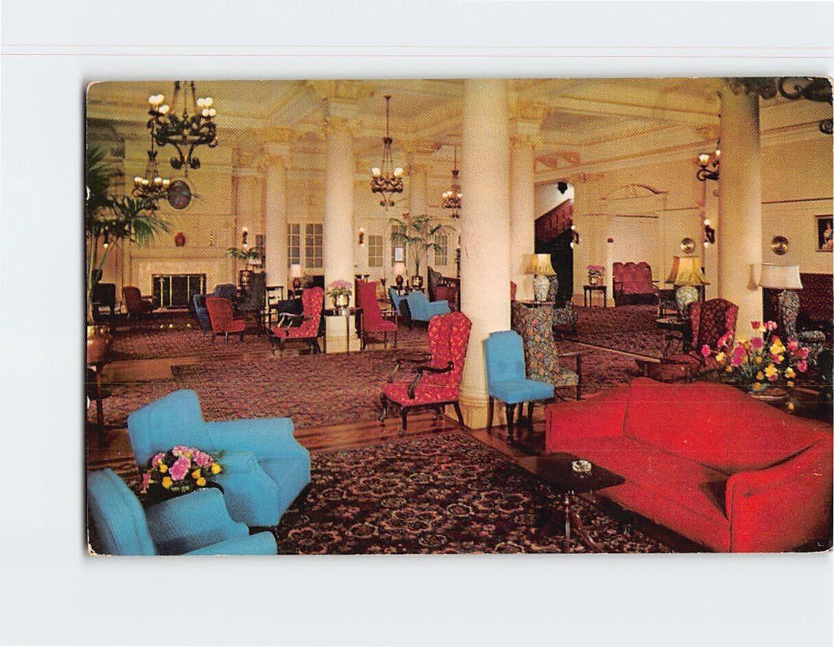 Postcard Interior View of Empress Hotel Victoria BC Canada