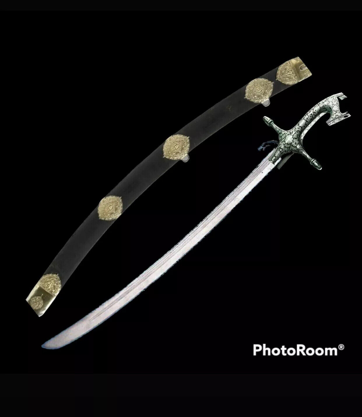 Roman Empire Historical Sword Sabre With Metal Engraving Scabbard 99 Cm Gift