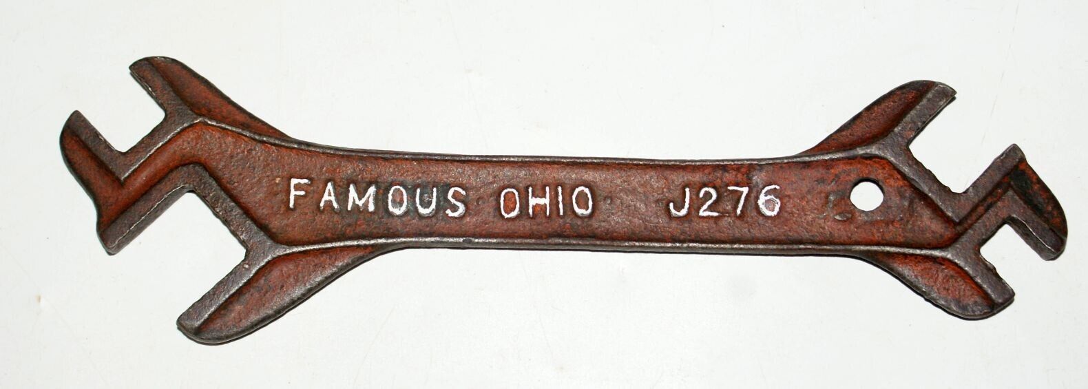 Old Vintage FAMOUS OHIO J276 Farm Implement Wrench Tool Bellevue OH