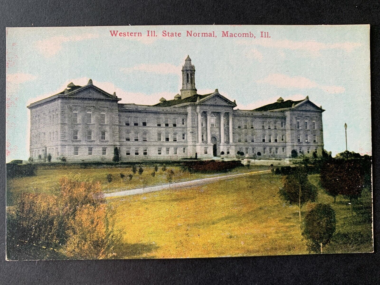 Postcard Macomb IL - Western Illinois State Normal School